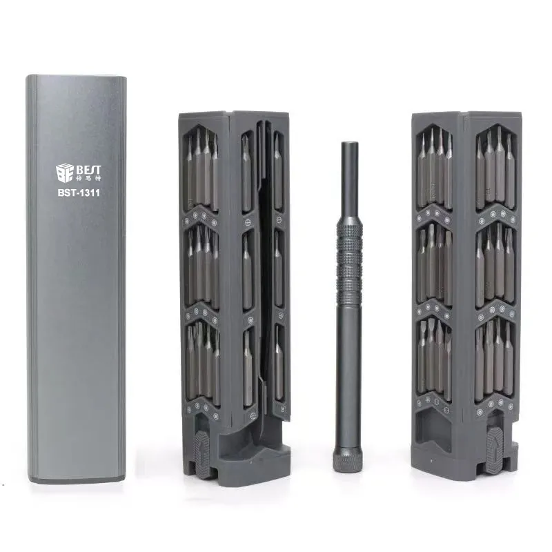 BEST σετ κατσαβίδι ακριβείας BST-1311 με 42 μύτες, με θήκη, 45τμχ