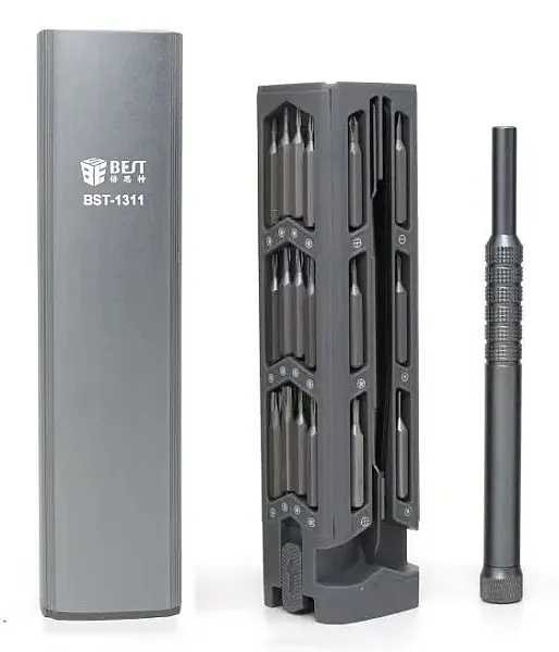 BEST σετ κατσαβίδι ακριβείας BST-1311 με 42 μύτες, με θήκη, 45τμχ