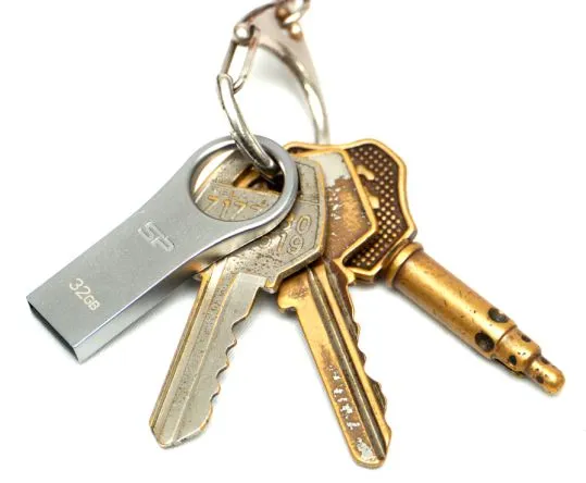 SILICON POWER USB Flash Drive Firma F80, 32GB, USB 2.0, ασημί