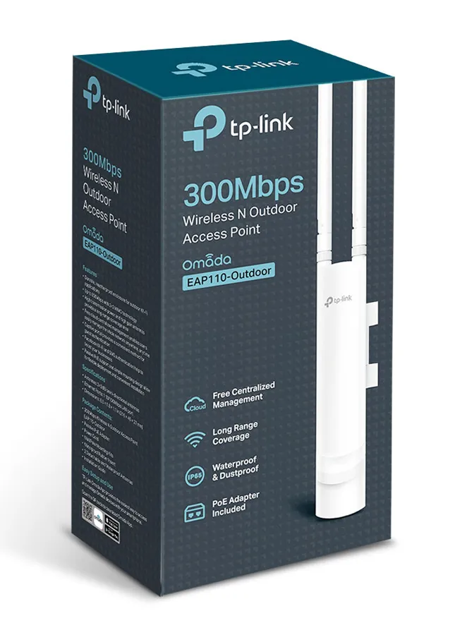 TP-LINK Wireless N Outdoor Access Point EAP110-OUTDOOR 300Mbps, Ver. 3.0