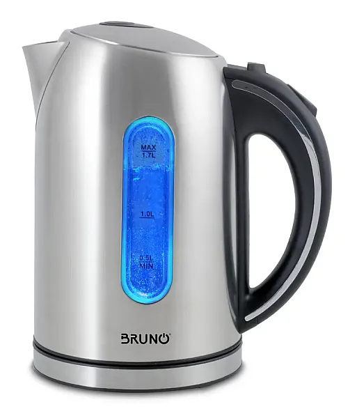 BRUNO ηλεκτρικός βραστήρας BRN-0028, 2200W, 1.7lt, βάση 360°, LED
