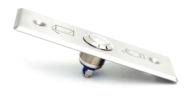 SECUKEY Χωνευτό μπουτόν SCK-CBUTTON1, 3Α, ασημί