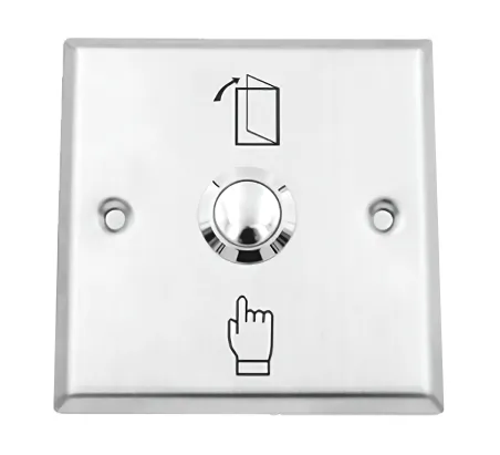 SECUKEY Χωνευτό μπουτόν SCK-CBUTTON2, 3Α, ασημί