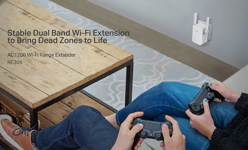 TP-LINK AC1200 Wi-Fi Range Extender RE305, dual band, Ver. 4.0