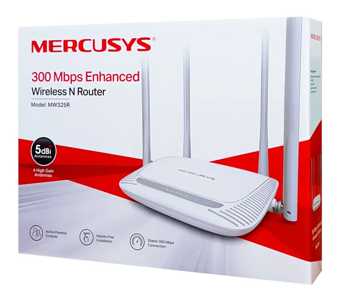 MERCUSYS Wireless N Router MW325R, 300Mbps, Ver. 2.0