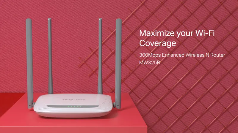 MERCUSYS Wireless N Router MW325R, 300Mbps, Ver. 2.0