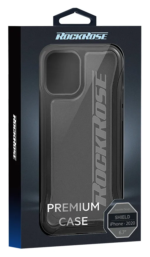 ROCKROSE θήκη Shield για iPhone 12 mini, μαύρη