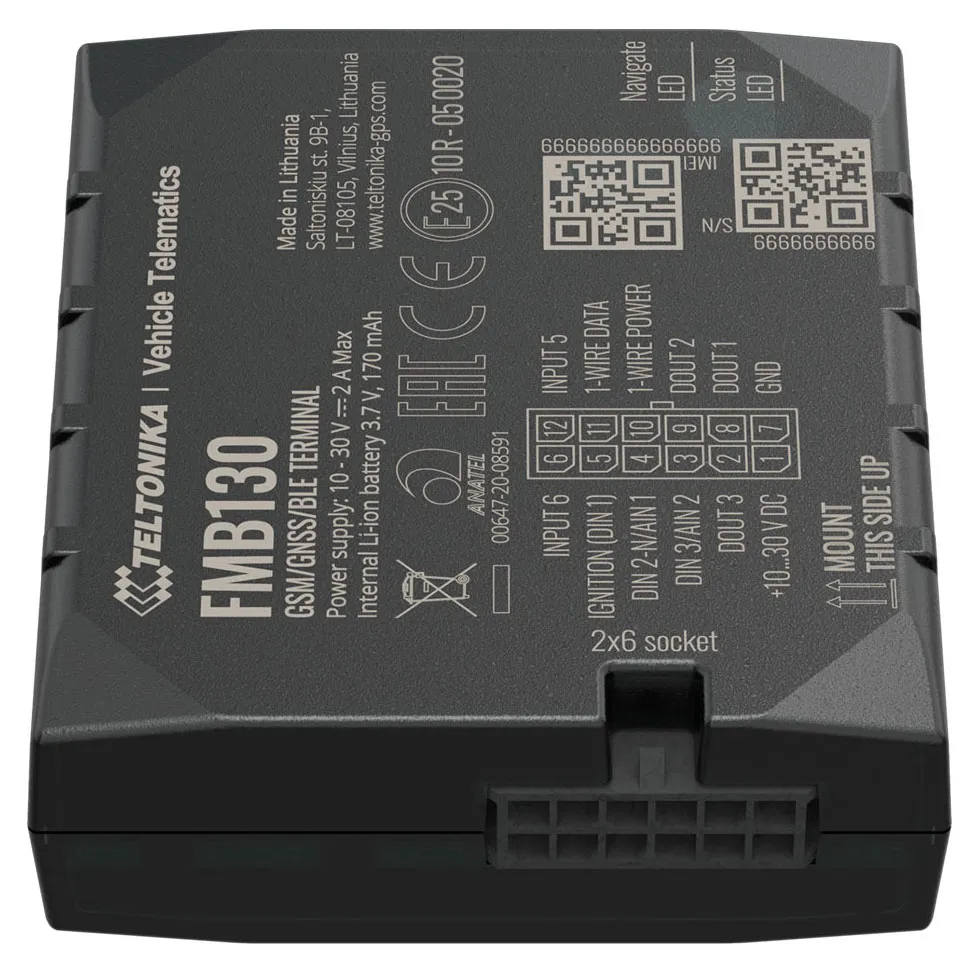 TELTONIKA GPS Tracker αυτοκινήτου FMB130, GSM/GPRS/GNSS, Bluetooth