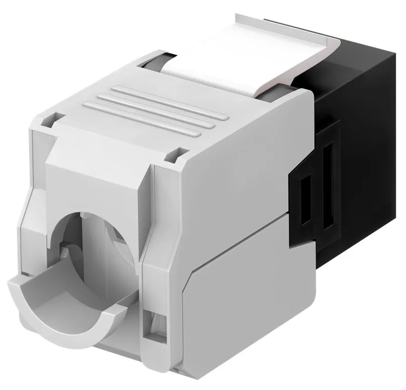 GOOBAY Keystone module RJ45 CAT 6A 90692, UTP, μαύρο