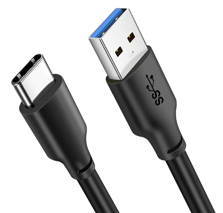 CABLETIME καλώδιο USB-C σε USB CMAMN, 3A, 5Gbps, 0.25m, μαύρο