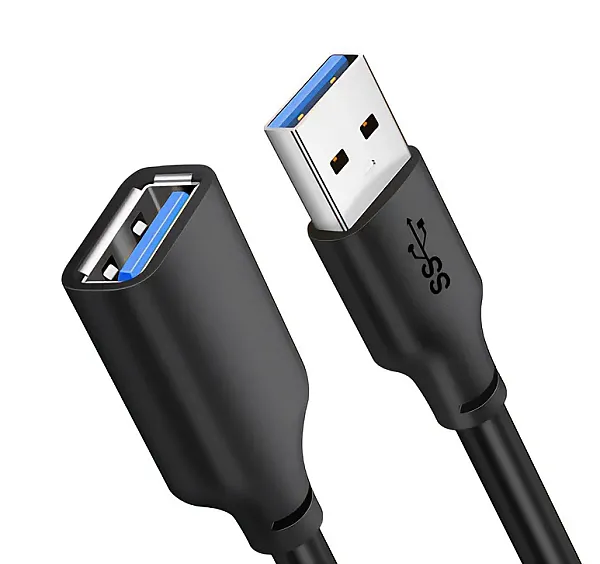 CABLETIME καλώδιο προέκτασης USB CT-AMAFN, 5Gbps, 2m, μαύρο