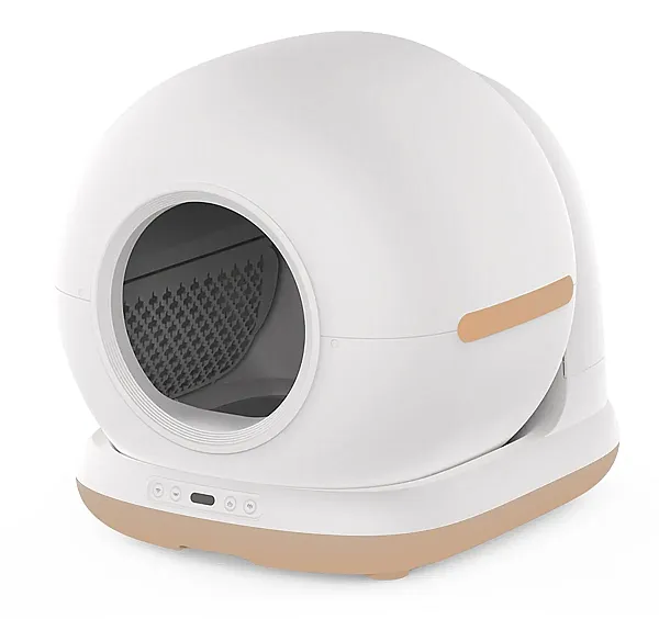 BRUNO smart αυτοκαθαριζόμενη τουαλέτα γάτας BRN-0235, 58.2x51.3x53cm, λευκή