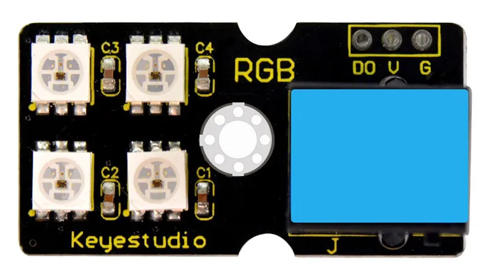 KEYESTUDIO EASY plug 2812 2x2 RGB module KS0370