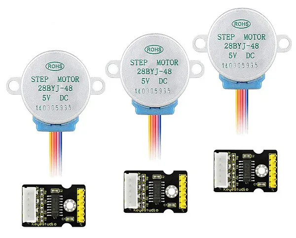 KEYESTUDIO stepper motor drive board και stepper motor KS0327, 5V, 3τμχ