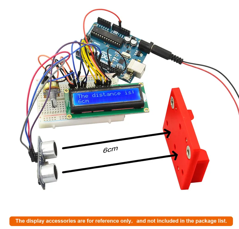 KEYESTUDIO HR-SR04 ultrasonic module KS0328, μπλε, 3τμχ