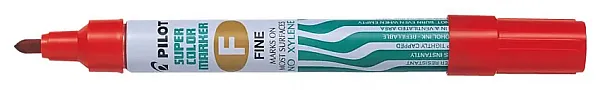 PILOT ανεξίτηλος μαρκαδόρος SCA-F, 1mm, κόκκινος