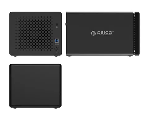 ORICO NAS για 5x 3.5" HDD NS500RU3 USB 3.0, 5Gbps, έως 80TB, μαύρη