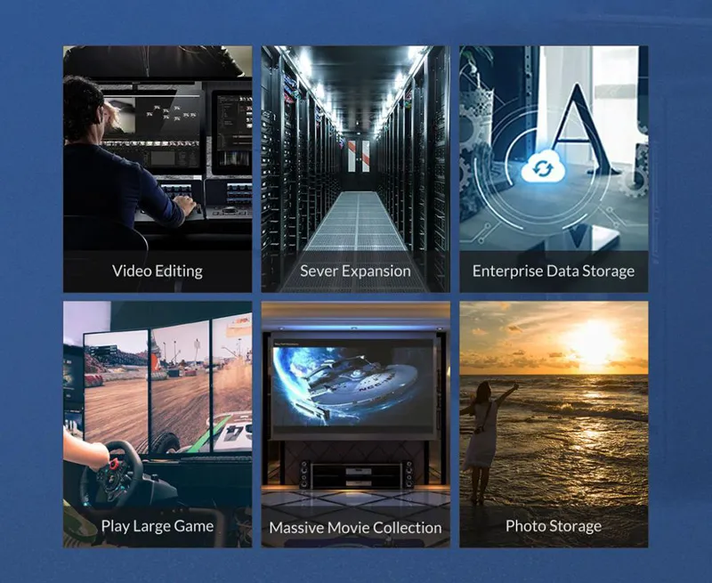 ORICO NAS για 5x 3.5" HDD NS500RU3 USB 3.0, 5Gbps, έως 80TB, μαύρη