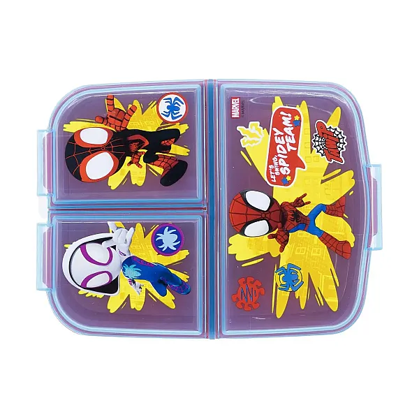 Stor: Marvel: Spidey & Friends - Multi Compartment Sandwich Box