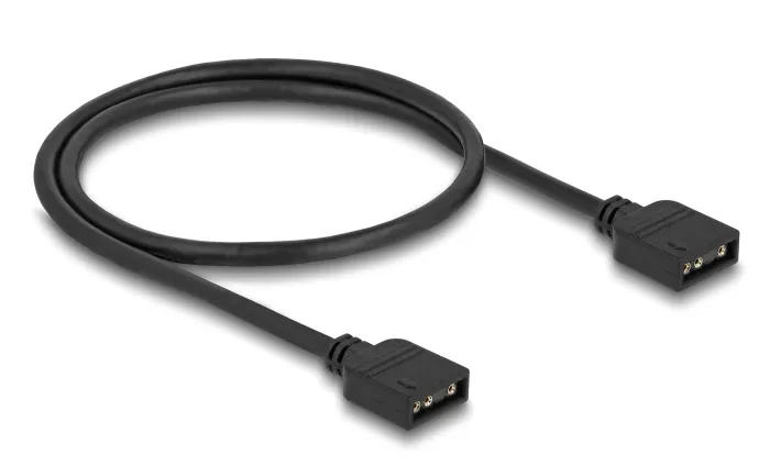 DELOCK RGB hub 64128 για ARGB LEDs, 10 θύρες, μαύρο