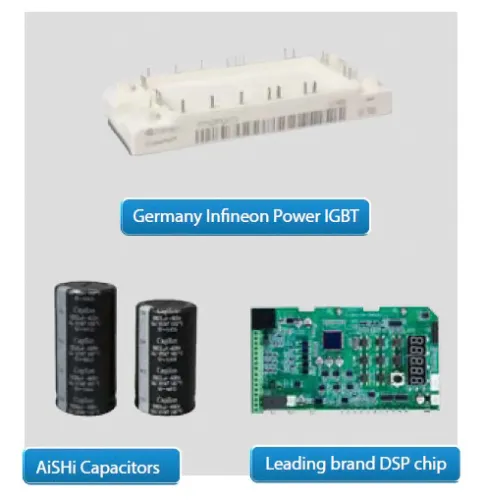 POWERTECH VFD ρυθμιστής στροφών PT-A37G-T43P3P, 3.7KW, 3Ph