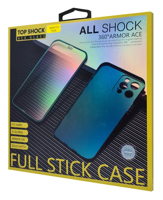 POWERTECH θήκη & tempered glass 2.5D TGC-0006, iPhone 12 Pro Max, μπλε