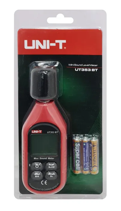 UNI-T ψηφιακό ντεσιμπελόμετρο UT353BT, 30-130dB, Bluetooth