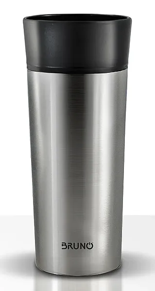 BRUNO θερμός BRN-0068, εργονομικό καπάκι, anti-slip, 360ml, ασημί