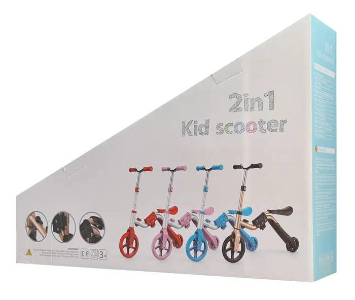 Πατίνι 2 σε 1 HBC-008, πολυμορφικό, πολύχρωμο