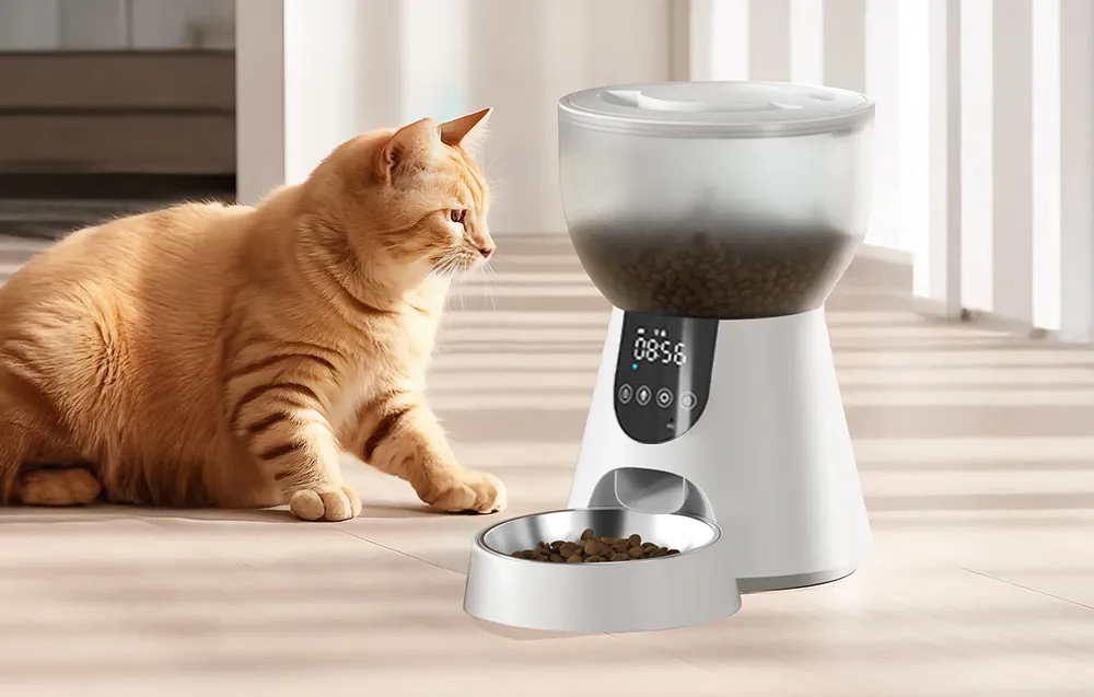 F17 Αυτόματος διανομέας τροφίμων LED + W8 Πιπίλα Petwant