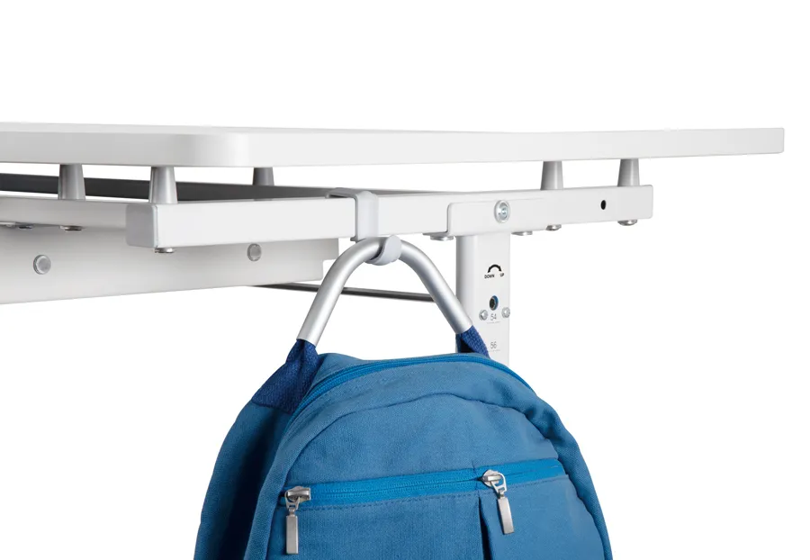 BRATECK παιδικό γραφείο E603, ρυθμιζόμενο, 100x60x54~76cm, λευκό