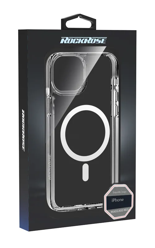 ROCKROSE θήκη Magcase Neo για iPhone 14 Plus, με μαγνήτες, διάφανη