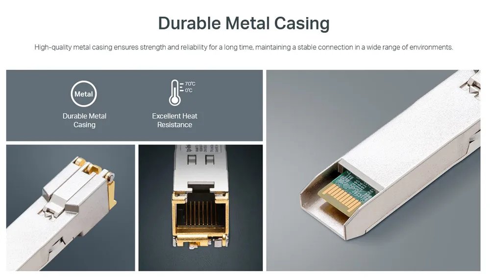 TP-LINK 10G BASE-T RJ45 SFP+ Module TL-SM5310-T, έως 30m, Ver. 1.0