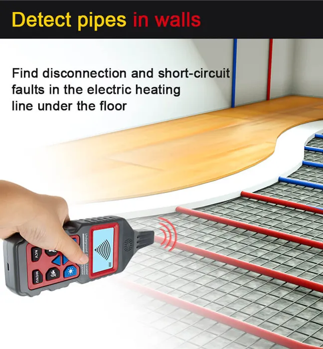 NOYAFA ανιχνευτής καλωδίων & σωλήνων NF-826