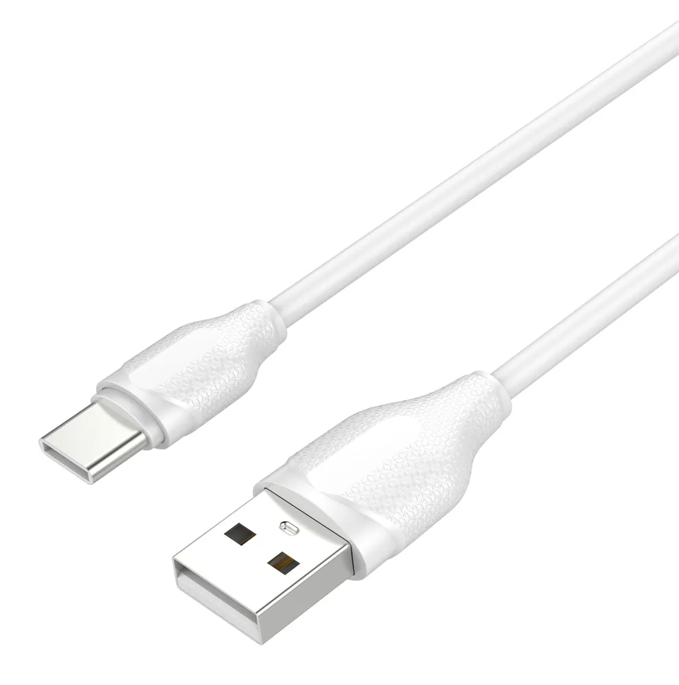 LDNIO καλώδιο USB-C σε USB LS372, 2.1A, 2m, λευκό