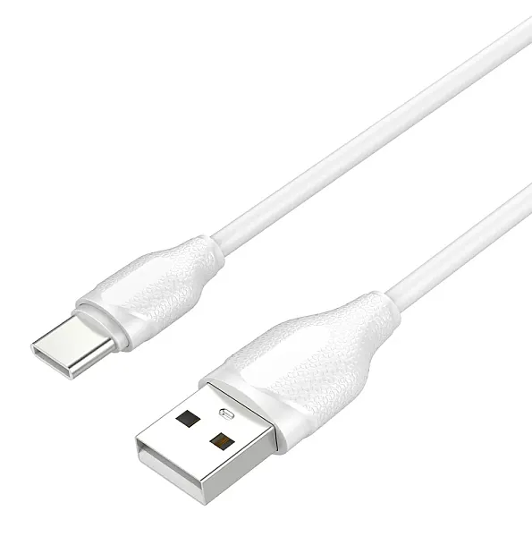LDNIO καλώδιο USB-C σε USB LS372, 2.1A, 2m, λευκό