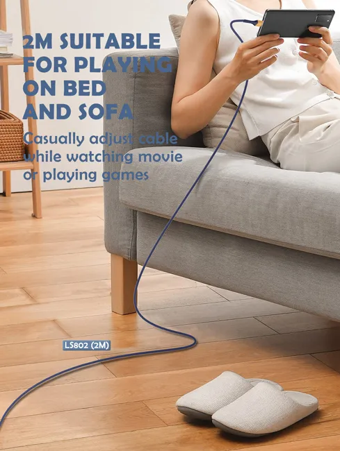 LDNIO καλώδιο Lightning σε USB LS802, 30W, 2m, λευκό