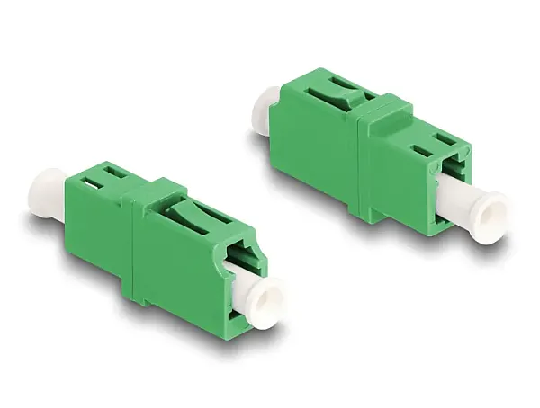 DELOCK σύνδεσμος οπτικής ίνας LC Simplex 87984, πράσινος