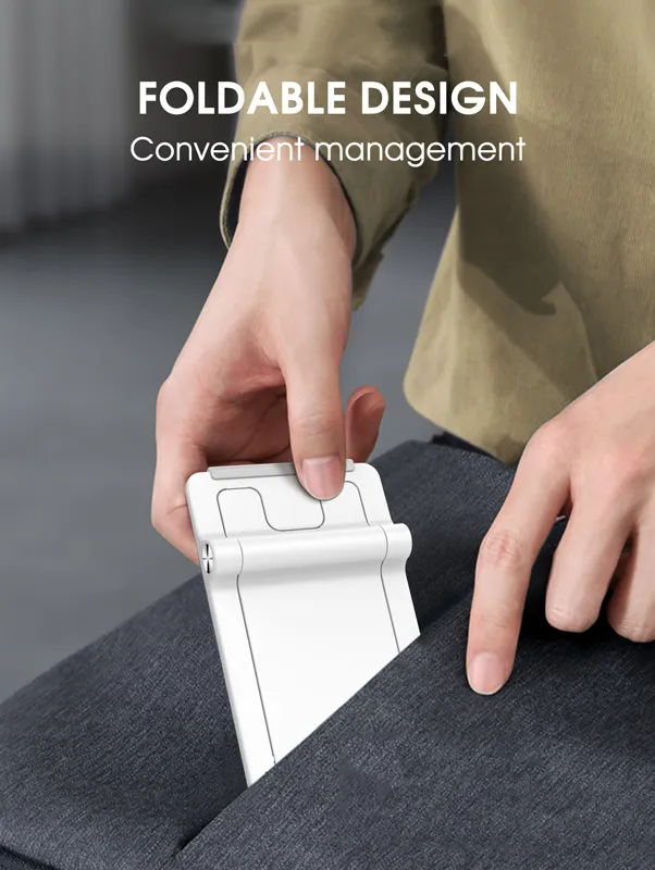 LDNIO βάση smartphone MG06, foldable, 4.7-7.2", λευκή