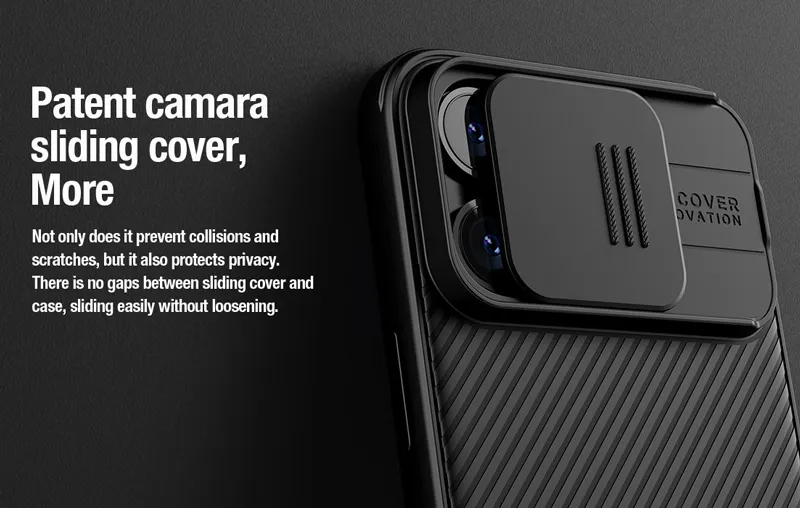 NILLKIN θήκη CamShield Pro για iPhone 15 Pro, μαύρη