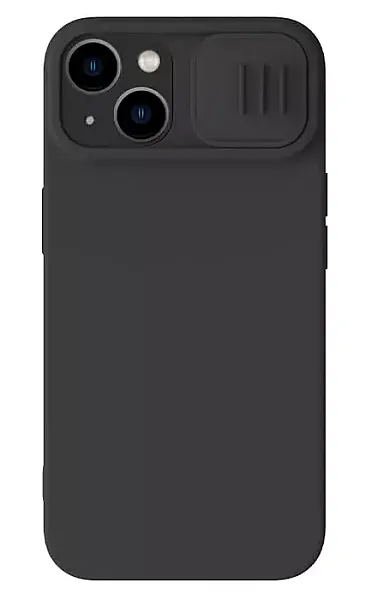 NILLKIN θήκη CamShield Silky Magnetic Silicone για iPhone 15, μαύρη