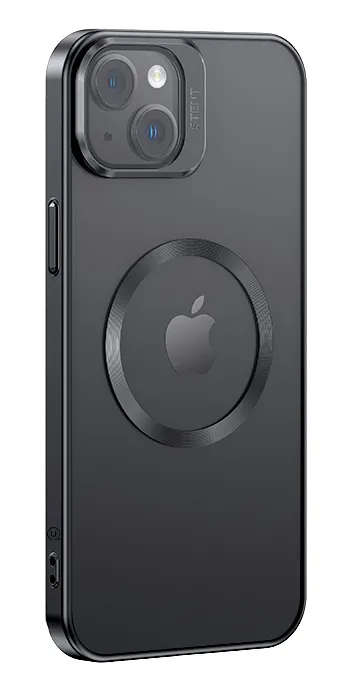 USAMS θήκη Geying US-BH856 για iPhone 15 Plus, διάφανη/μαύρη