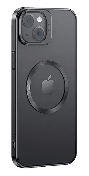 USAMS θήκη Geying US-BH856 για iPhone 15 Plus, διάφανη/μαύρη