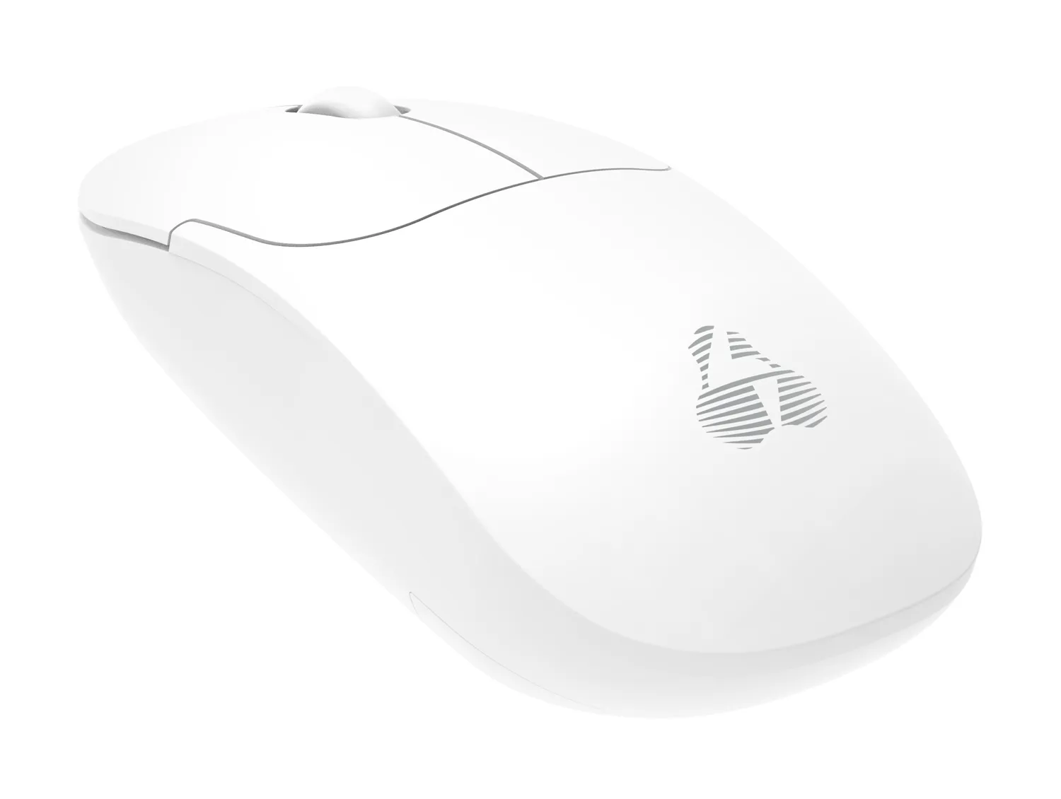 POWERTECH ασύρματο ποντίκι PT-1184, USB δέκτης, 1000DPI, λευκό