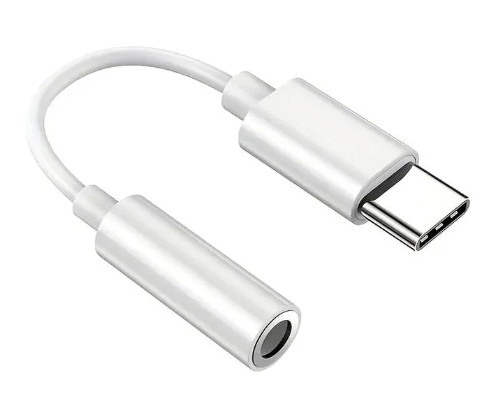 POWERTECH αντάπτορας USB-C σε 3.5mm CAB-UC084, λευκός