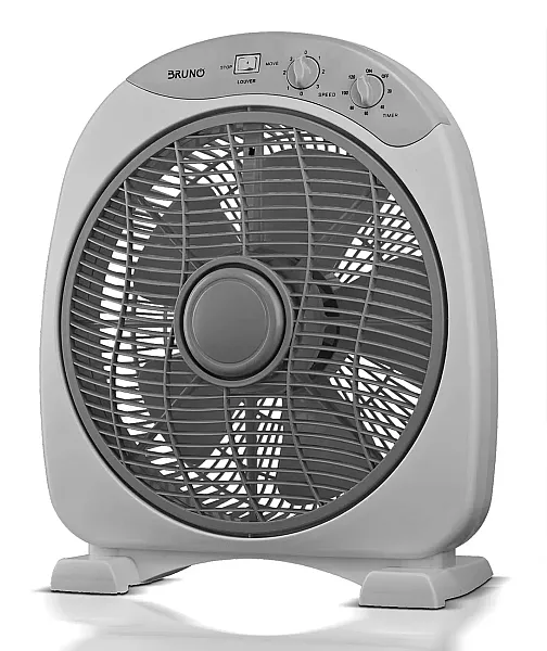 BRUNO ανεμιστήρας Box Fan BRN-0184, επιτραπέζιος/δαπέδου, 38W 32cm, γκρι