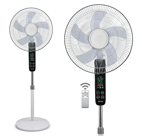 BRUNO ανεμιστήρας προηγμένων λειτουργιών BRN-0189 με τηλεχειριστήριο, 45W, Φ43εκ x 130εκ, λευκός