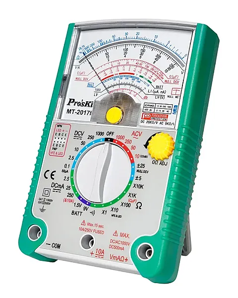 PROSKIT αναλογικό πολύμετρο MT-2017N, DCV, ACV