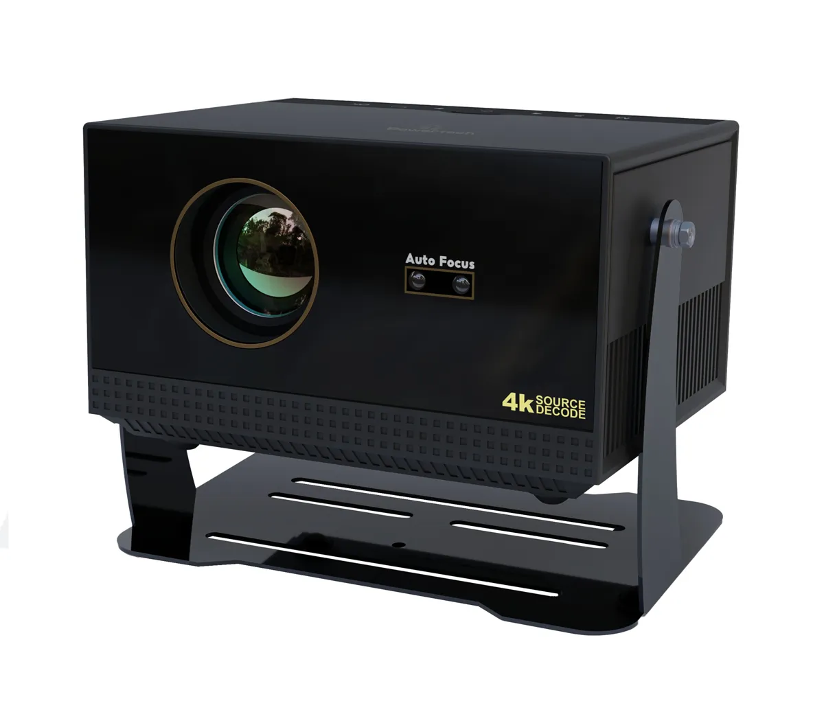 POWERTECH smart βιντεοπροβολέας PT-1243, 1080p, Android, WiFi, μαύρος