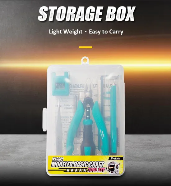 PROSKIT σετ εργαλείων PK-602 με θήκη, 9τμχ